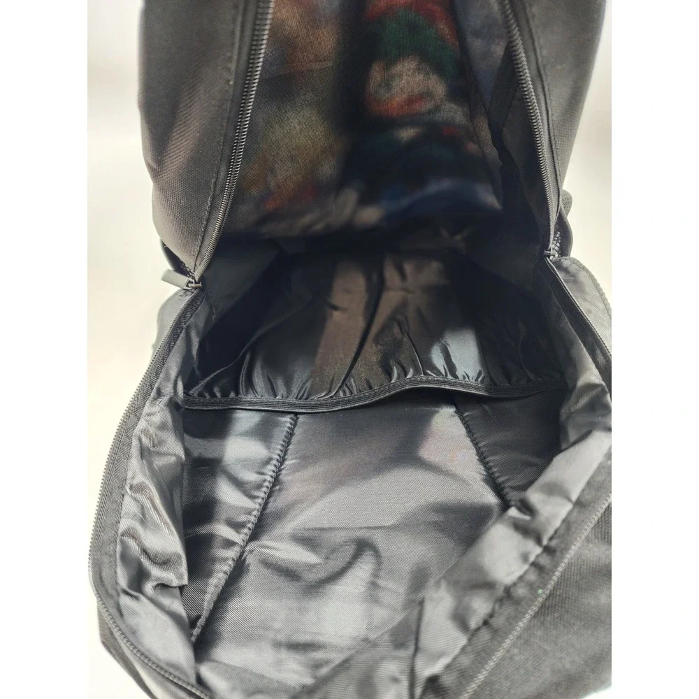 My Hero Academia Backpack Deku All Might Anime School Bag Black Graphic Print